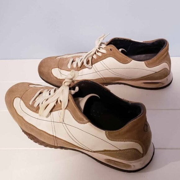 Cole Haan Nike Air Sole White and Brown 9.5M - Picture 1 of 10